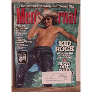Mens Journal July 2011 Kid Rock Navy SEAL Team Six Texas Burning Magazine Vol 20
